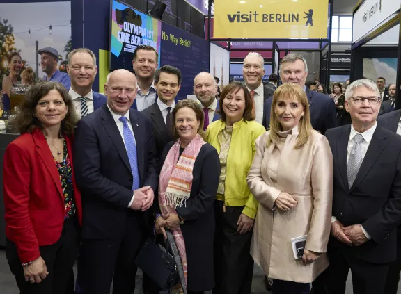 Eröffnung des visitBerlin-Stands auf der ITB