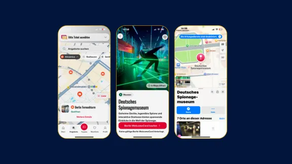 Partneransichten in der Berlin WelcomeCard App