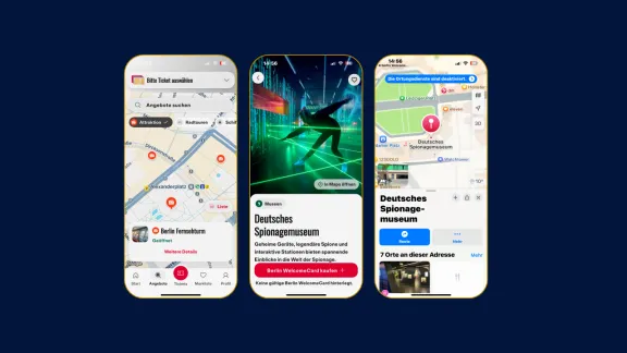 Partneransichten in der Berlin WelcomeCard App