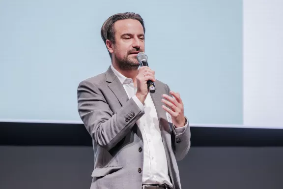 Robert Rückel, Vizepäsident der IHK Berlin, beim Berlin Tourism and Mice Summit 2024 Berlin Tourism and Mice Summit 2024