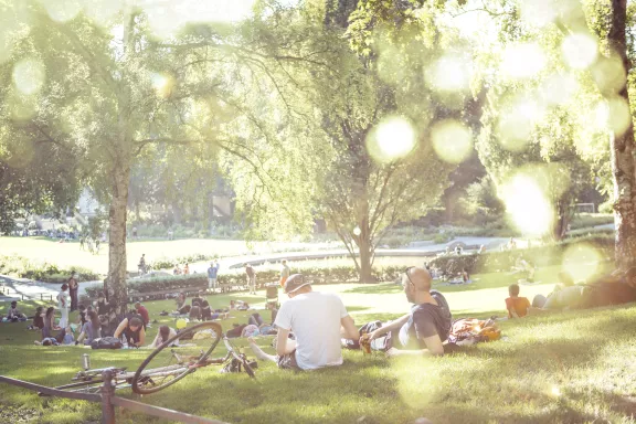 Erholung im Körnerpark
