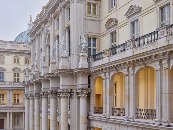 North facade of the Schlüterhof in the Humboldt Forum