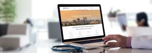 Health Excellence Berlin Webseite - Englisch