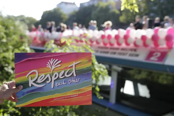 Stern und Kreis - Alexander von Humboldt - CSD auf der Spree 2018