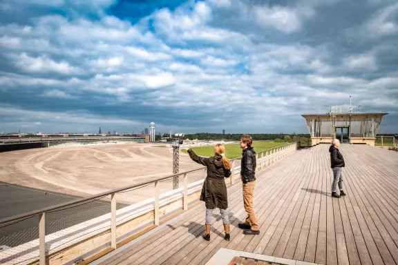 Dachterrasse, THF Tower Tempelhofer Feld Berlin 
