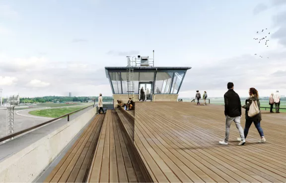 Vision des Towers Tempelhof Flughafen Berlin Tower THF