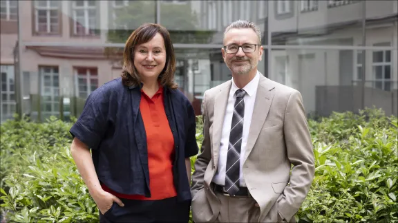 Sabine Wendt und Dr. Jürgen Amann, Geschäftsführung visitBerlin