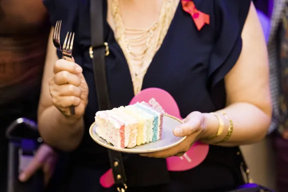 pink pillow Berlin Collection 10 Jahre Feier