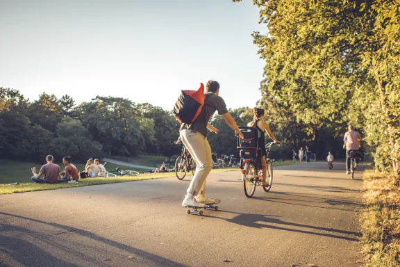 Skater im Park